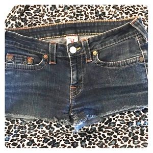 True Religion jean shorts